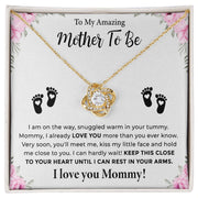 To My Amazing Mother to Be | Love Knot Necklace