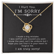 I'm Sorry | Love Knot Necklace