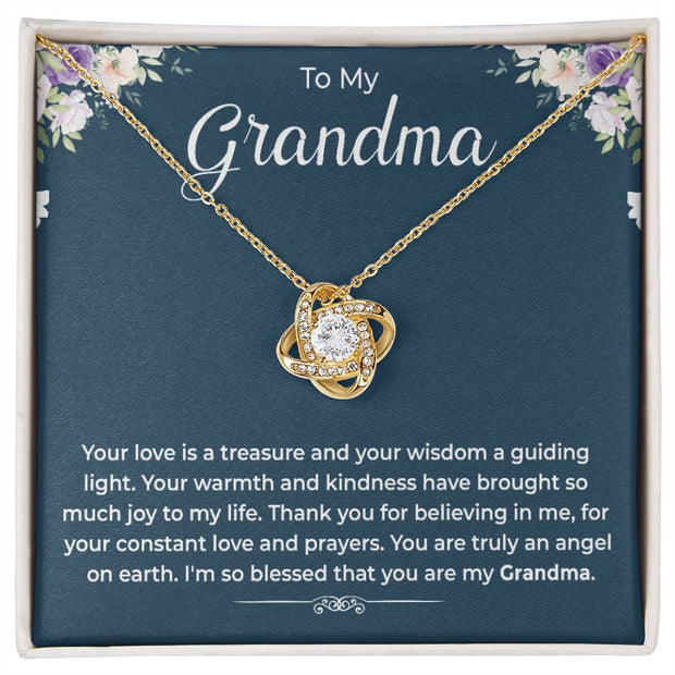 To my Grandma | Love Knot Necklace| Mother's Day| Birthday