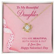 To My Daughter | Love Knot Necklace |