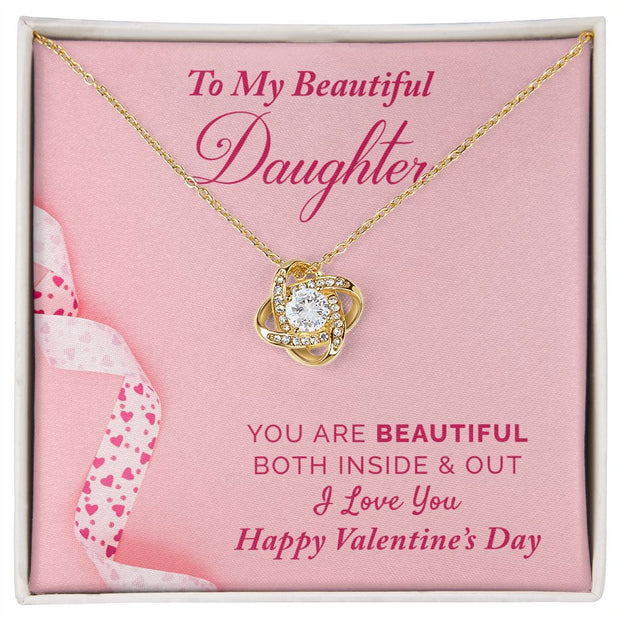 To My Daughter | Love Knot Necklace |