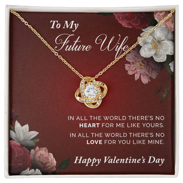 To My Future Wife | Love Knot Necklace |