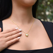 Dear Mom Love Knot Necklace