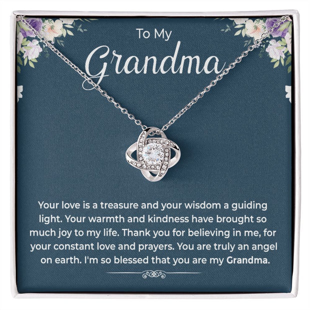 To my Grandma | Love Knot Necklace| Mother's Day| Birthday