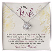 To My Wife | Love Knot Necklace