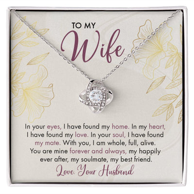 To My Wife | Love Knot Necklace