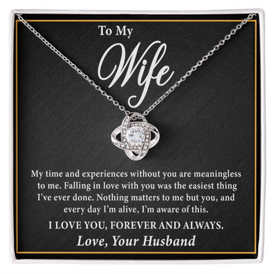 To my Wife | Love Knot Necklace