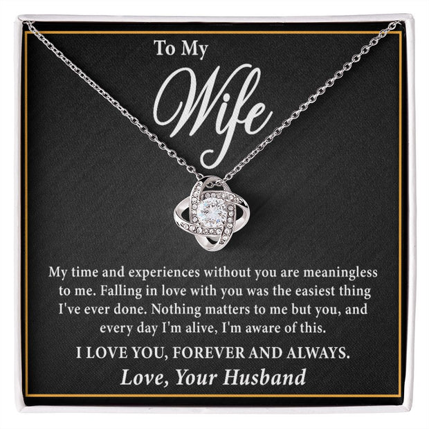 To my Wife | Love Knot Necklace
