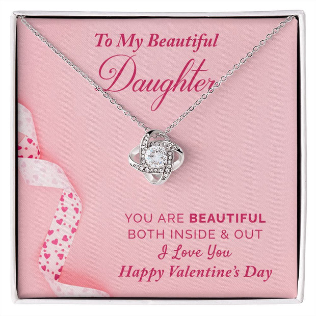To My Daughter | Love Knot Necklace |
