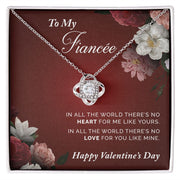 To My Fiancee | Love Knot Necklace |