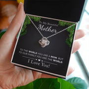 To My Beautiful Mother | Holiday Season | Love Knot Necklace