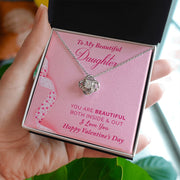 To My Daughter | Love Knot Necklace |