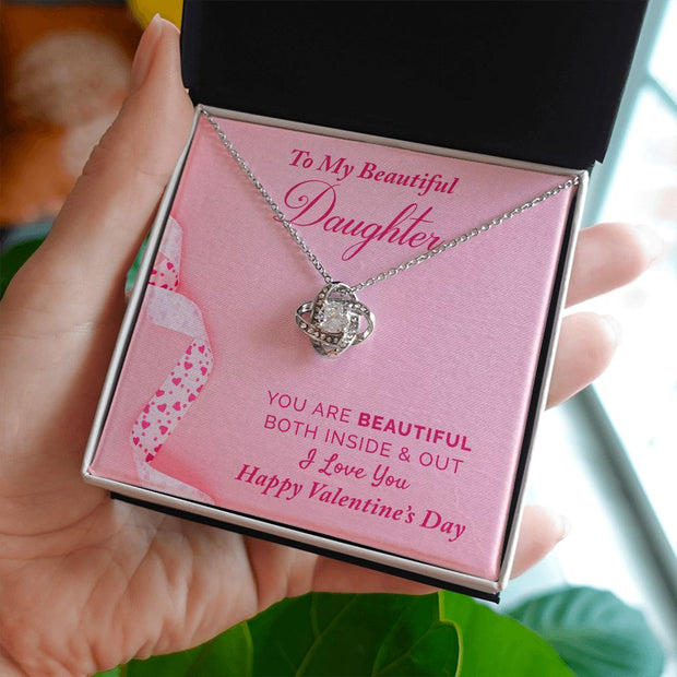 To My Daughter | Love Knot Necklace |