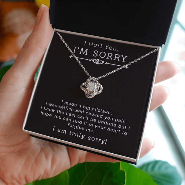 I'm Sorry | Love Knot Necklace