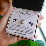 To My Amazing Mother to Be | Love Knot Necklace