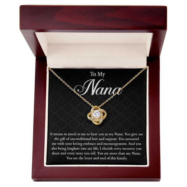 To My Nana | Love Knot Necklace| Mother's Day| Birthday