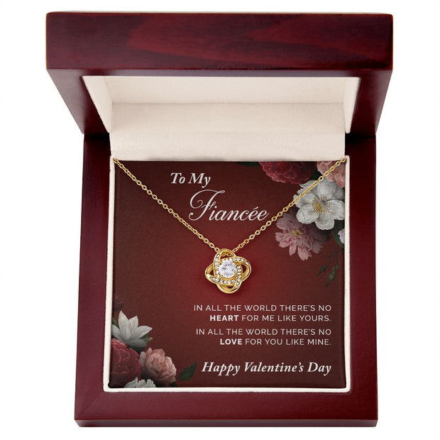 To My Fiancee | Love Knot Necklace |