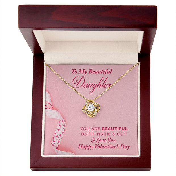To My Daughter | Love Knot Necklace |