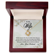 To My Wife For Mother's day | Love Knot Necklace Mother's Day | Birthday | Gift