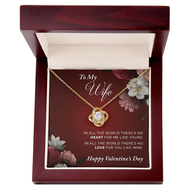 To My Wife | Love Knot Necklace |