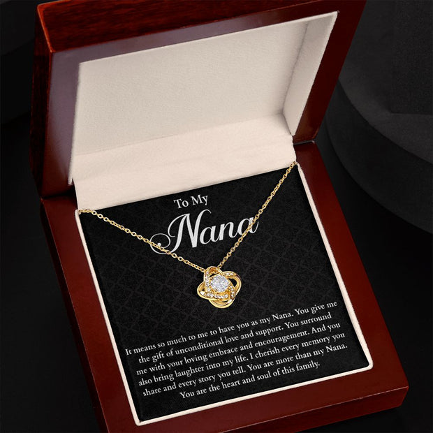 To My Nana | Love Knot Necklace| Mother's Day| Birthday