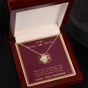 To My Sexy Hot Wife | Love Knot Necklace