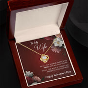 To My Wife | Love Knot Necklace |