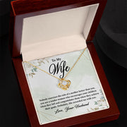 To My Wife For Mother's day | Love Knot Necklace Mother's Day | Birthday | Gift