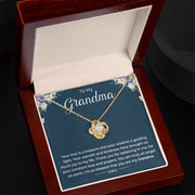 To my Grandma | Love Knot Necklace| Mother's Day| Birthday
