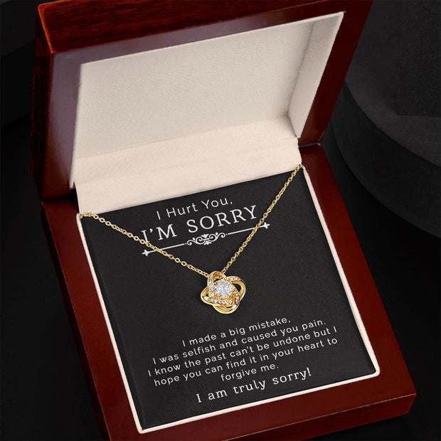 I'm Sorry | Love Knot Necklace