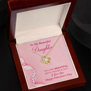 To My Daughter | Love Knot Necklace |