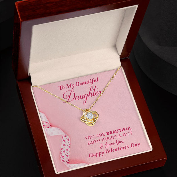 To My Daughter | Love Knot Necklace |
