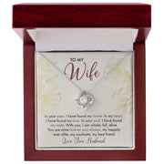To My Wife | Love Knot Necklace