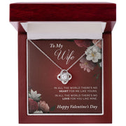 To My Wife | Love Knot Necklace |