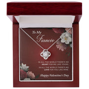 To My Fiancee | Love Knot Necklace |