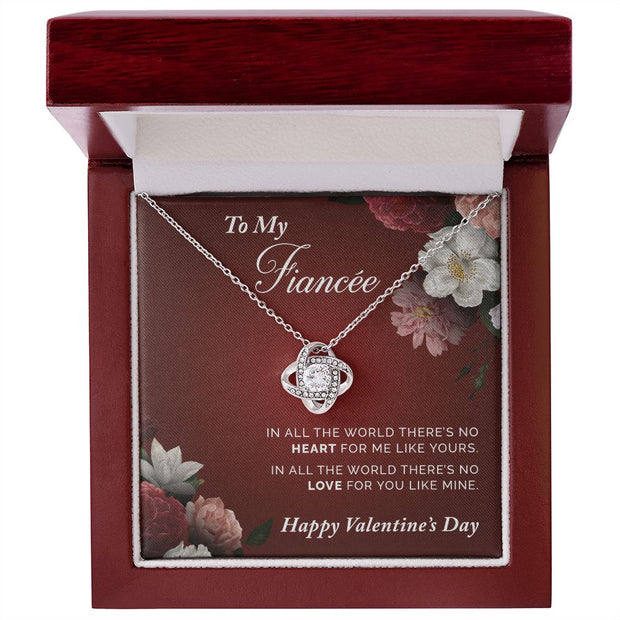 To My Fiancee | Love Knot Necklace |