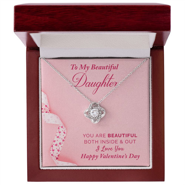 To My Daughter | Love Knot Necklace |