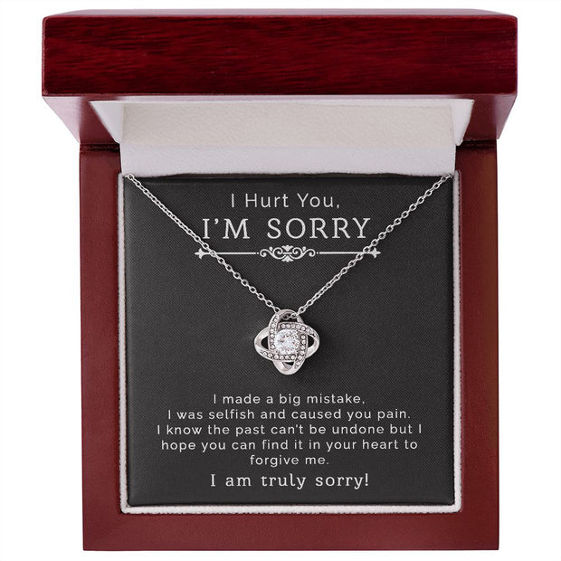 I'm Sorry | Love Knot Necklace