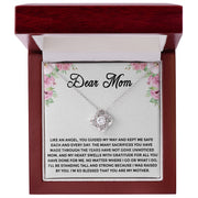 Dear Mom Love Knot Necklace