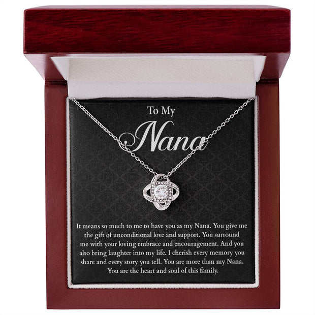 To My Nana | Love Knot Necklace| Mother's Day| Birthday