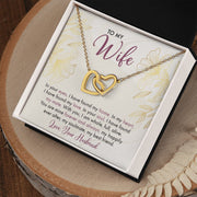 To My Wife | Interlocking Hearts Necklace |