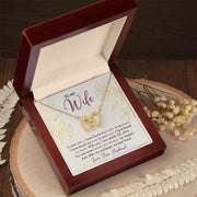 To My Wife | Interlocking Hearts Necklace |