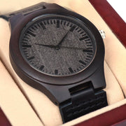 To My Amazing Grandson | From Nana | Wooden Watch