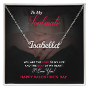 To My Soulmate | Personalized Name Necklace