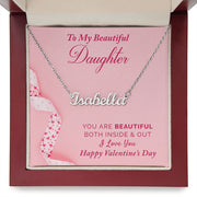 To My Beautiful Daughter | Personalized Name Necklace |