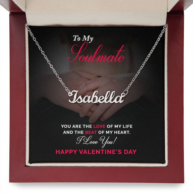 To My Soulmate | Personalized Name Necklace