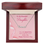 To My Beautiful Daughter | Personalized Name Necklace |