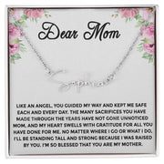 Dear Mom Signature Name Necklace