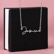 Dear Mom Signature Name Necklace