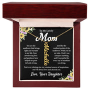 To My Lovely Mom | Vertical Name Necklace